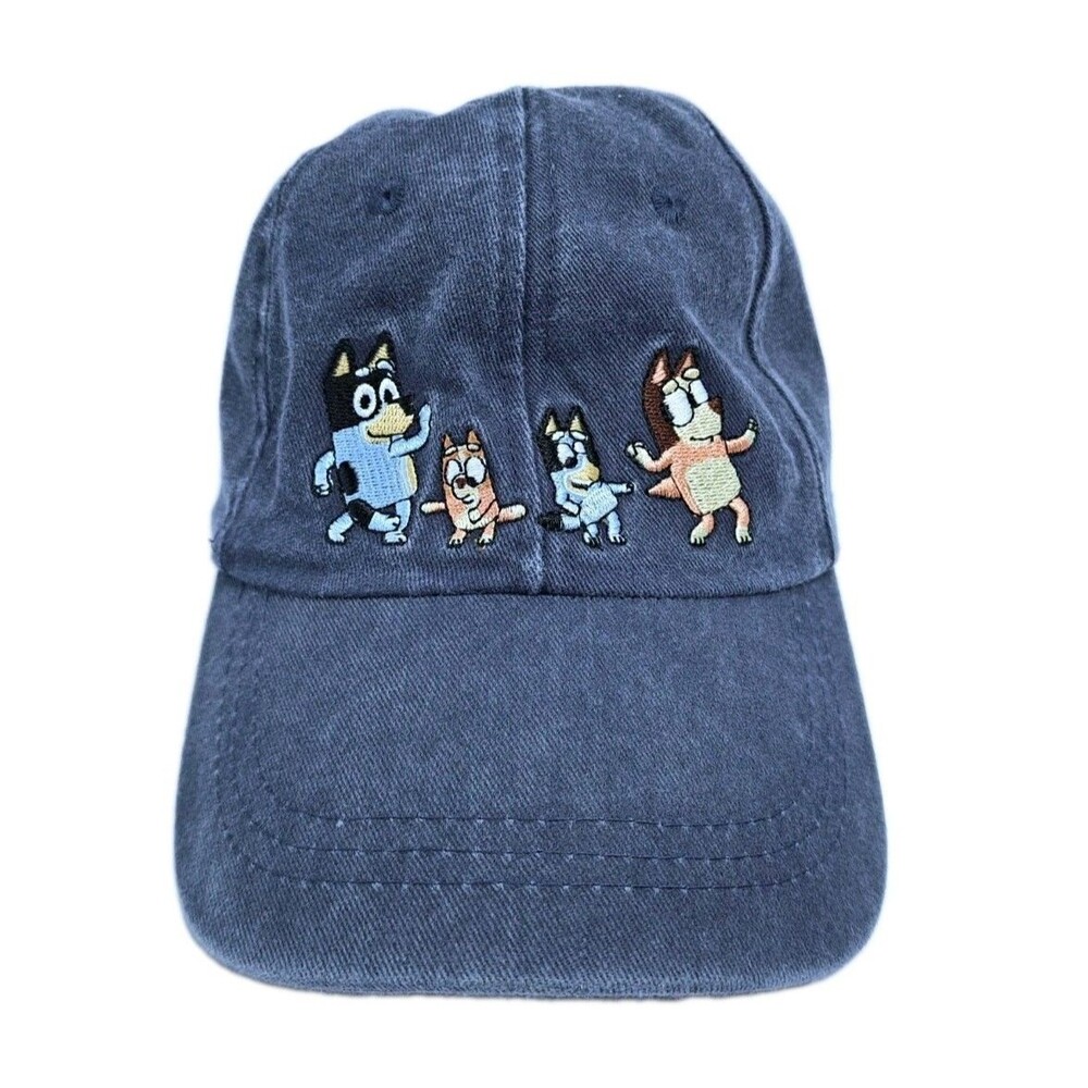 Bluey Family Characters Bluey Bingo Dad Mum Disney Adult Mom Dad Hat Cap